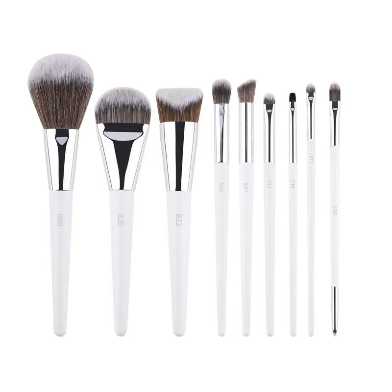 1pc White Powder Makeup Brushes 3D Liquid Foundation Base Make up Brush Eyeshadow blending Detail Face Eye Concealer Beauty tool