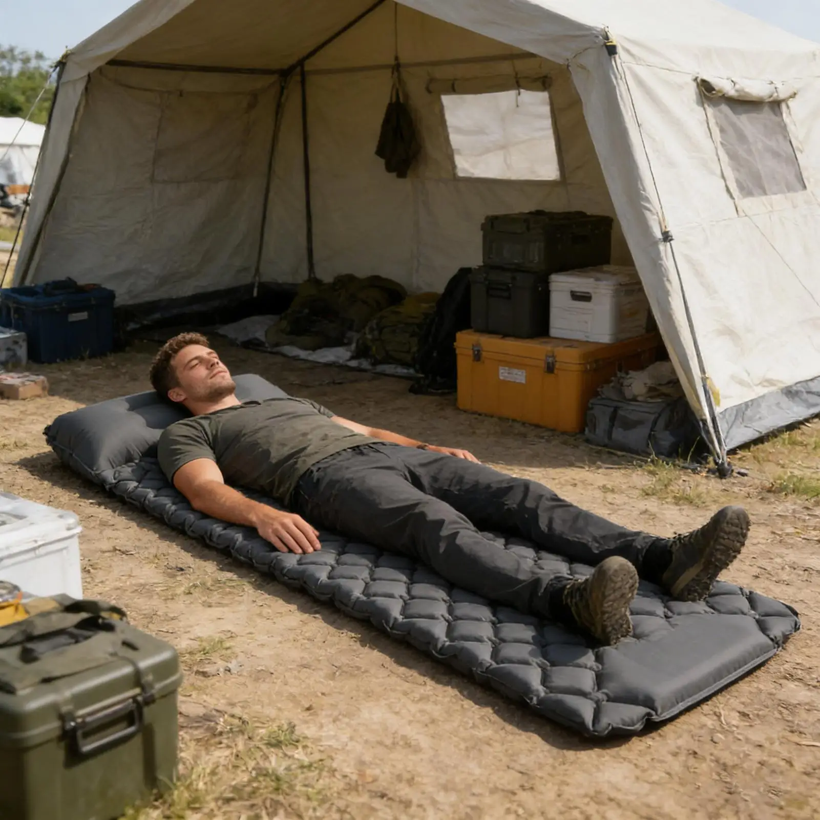 inflatable-camping-pad-foldable-waterproof-with-pillow-outdoor-sleeping-mat-air-bed-for-backpacking-hiking-tent-beach-pool
