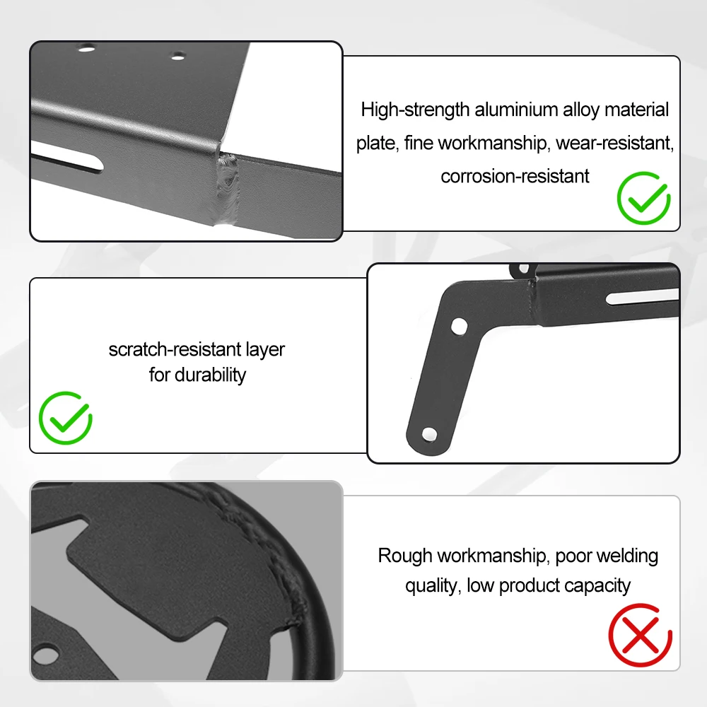 Задняя стойка мотоцикла для Kawasaki Vulcan 900 1700 2000 Classic VN900LT VN1700LT VN2000LT, кронштейн полки для багажа, поддержка хвостовой коробки