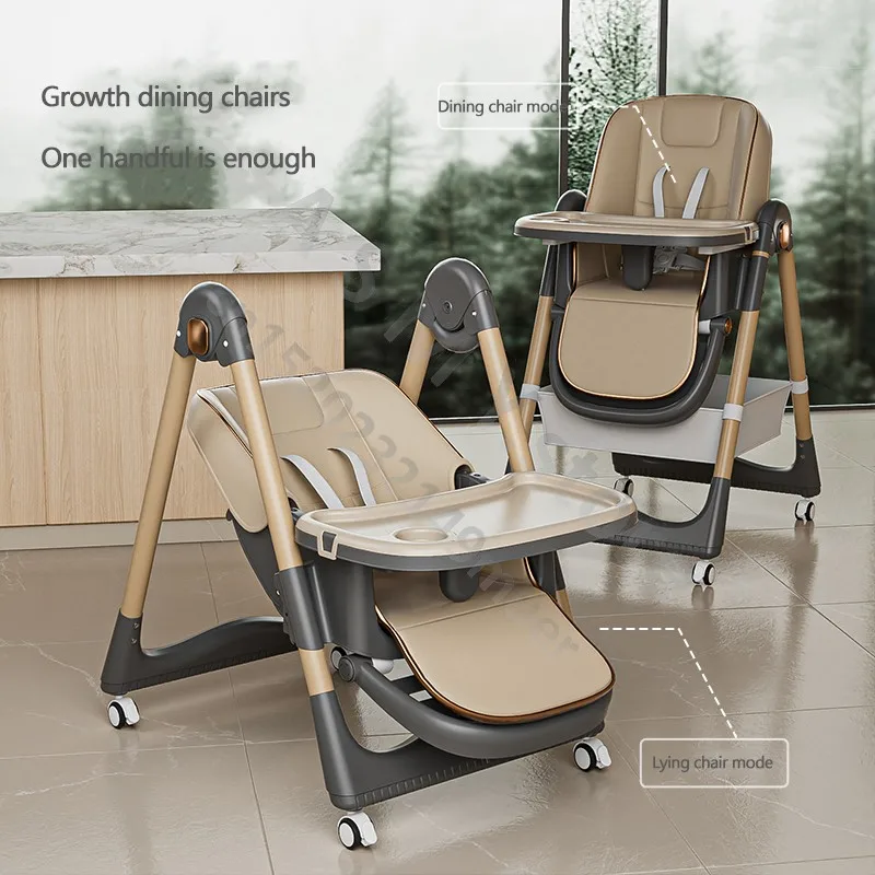 Chaise de salle à manger surélevée pour bébé, chaise de salle à manger multifonctionnelle pour enfants, chaise de salle à manger pratique pour bébé, fauteuil inclinable pour bébé