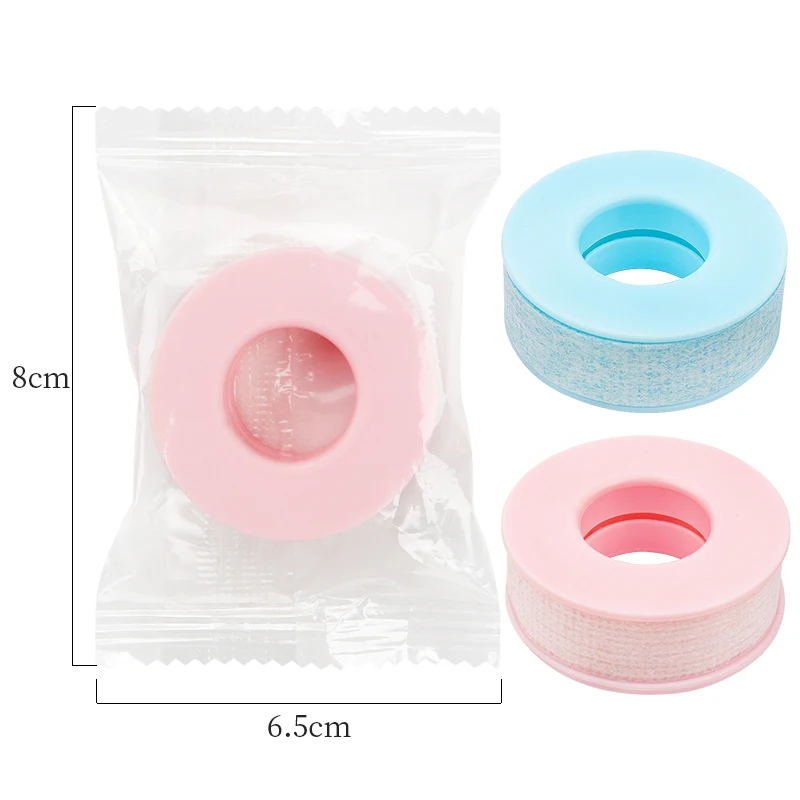 Eyelash Extension Supplies Lash Adhesive Tape Pink Silicone Eye Pad Stickers Micropore Breathable Under Eye Patch Makeup Tool