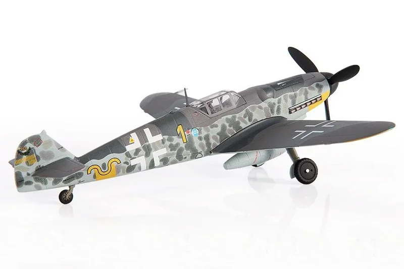 Fine 1/72 German BF109G-6 Fighter Erich Hartmann Alloy model kolekcjonerski