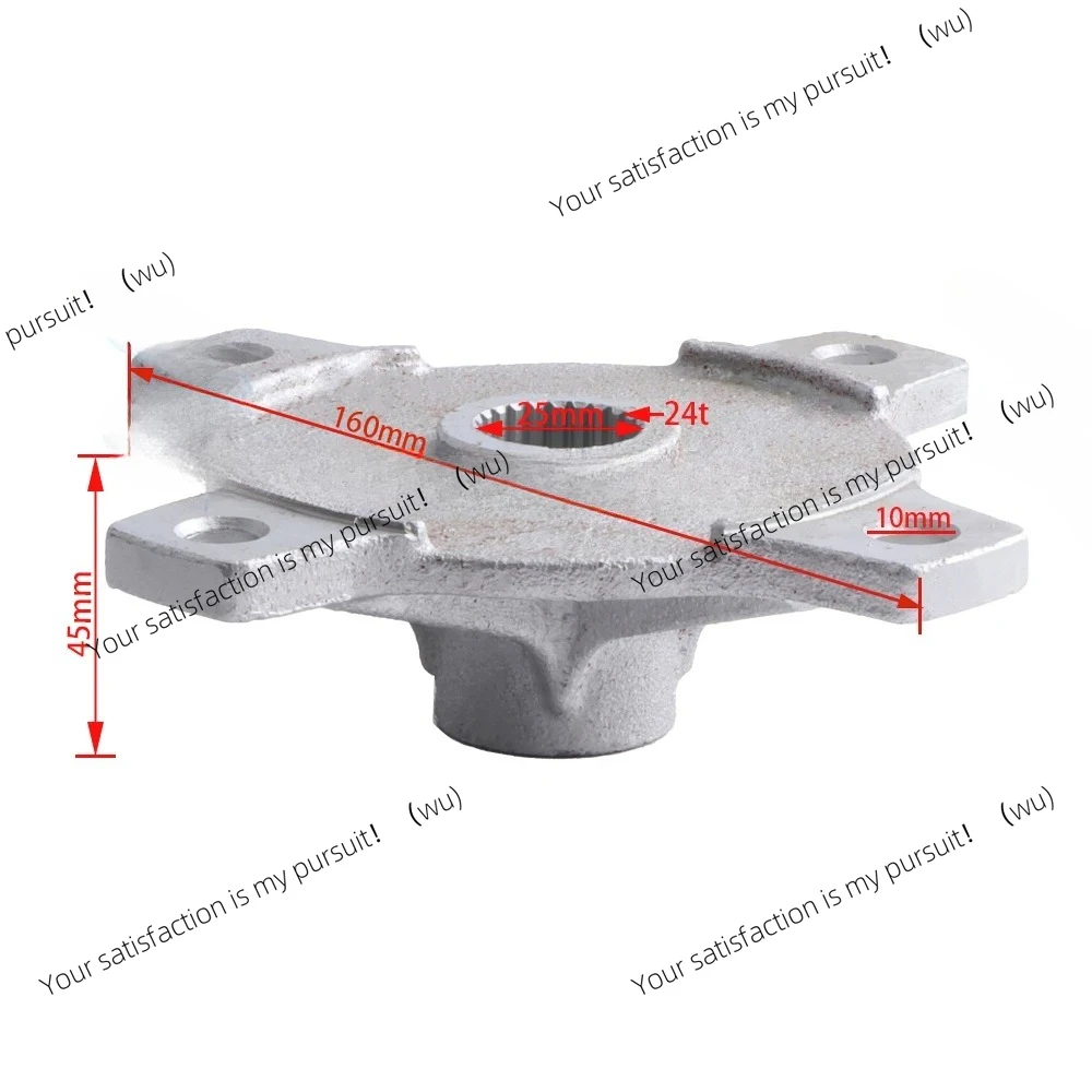 ZOCI-24T 136*4 STUD M10 Rear Wheel Hub Fit for 110cc 150cc 200cc 250cc Kandi Go Kart Buggy Karting ATV UTV Quad Bike Accessories