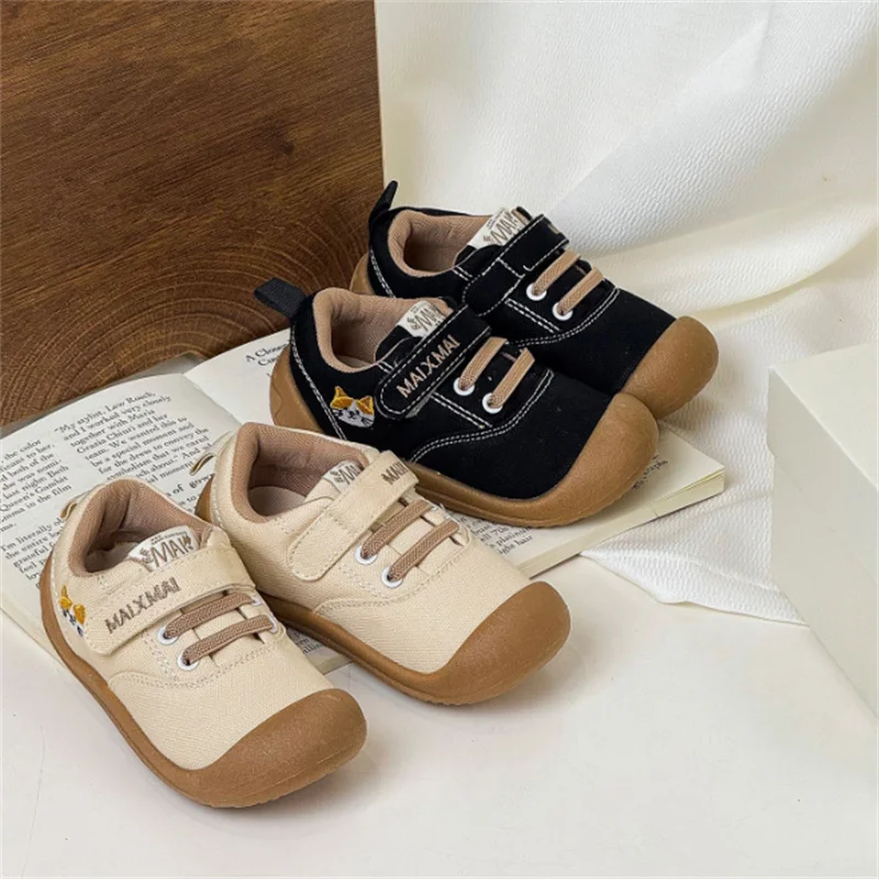 

2025 New Autumn Children Shoes Canvas Breathable Kids Casual Shoes Non-slip Fashion Toddler Girls Boys Sneakers EU 22-30