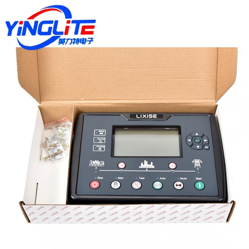 Imagem -06 - Amf Diesel Gerador Conjunto Controller Lcd Auto Start Controller Genconjunto Parts Painel Inteligente Eletrônico Lxc6110n Lxc6120n