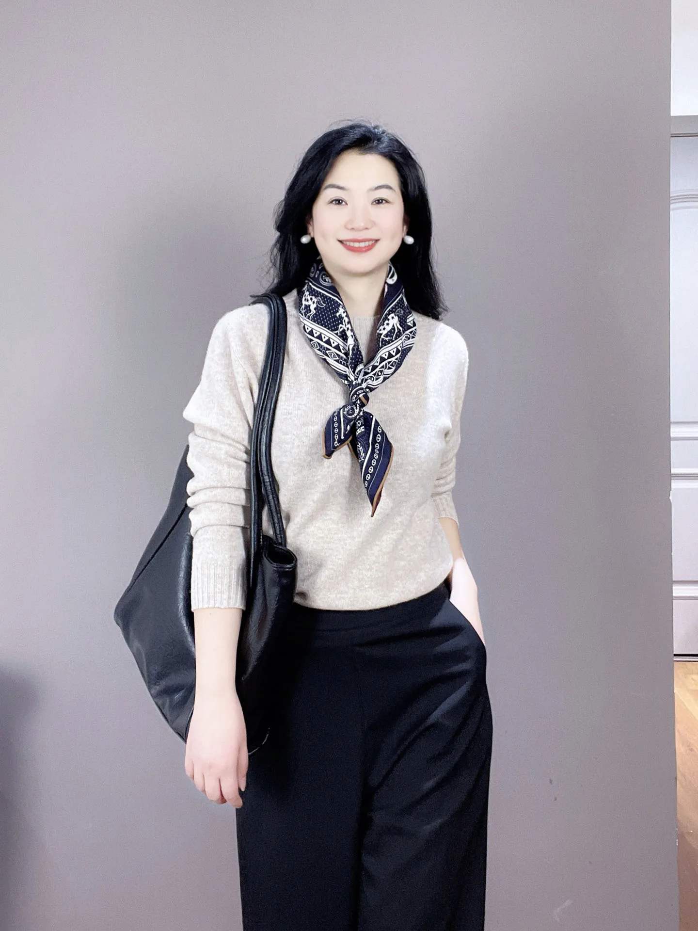 ele-double-sided-silk-wool-scarf-women's-faion-ne-warmer-spring-autumn-winter-seasonal-decorative-accory-by-pin