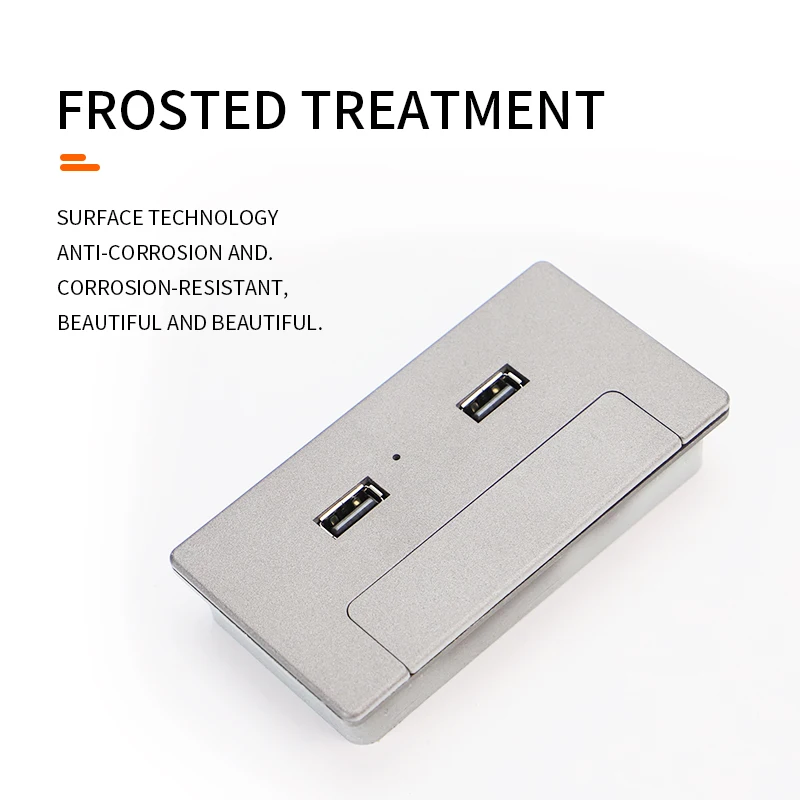 Computer Desktop Multifunctional Wire Organizer Usb Design Brush Wire Cover Plastic Frosting Process Office Furniture Desk Table