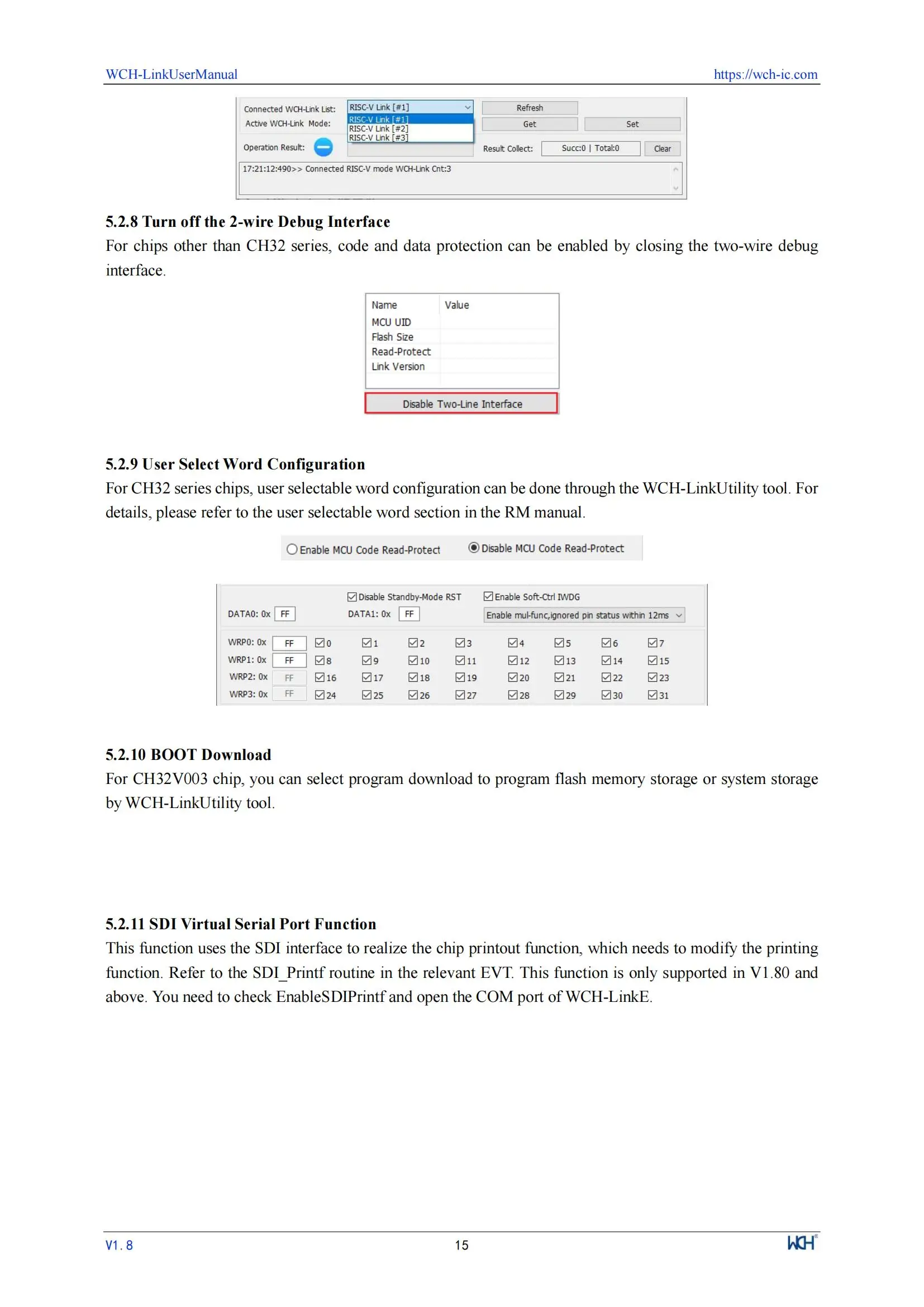 WCH LinkE Online-Download-Debugger unterstützt WCH RISC-V-Architektur MCU/SWD-Schnittstelle ARM-Chip 1 serieller Port zum USB-Kanal – Detail 15