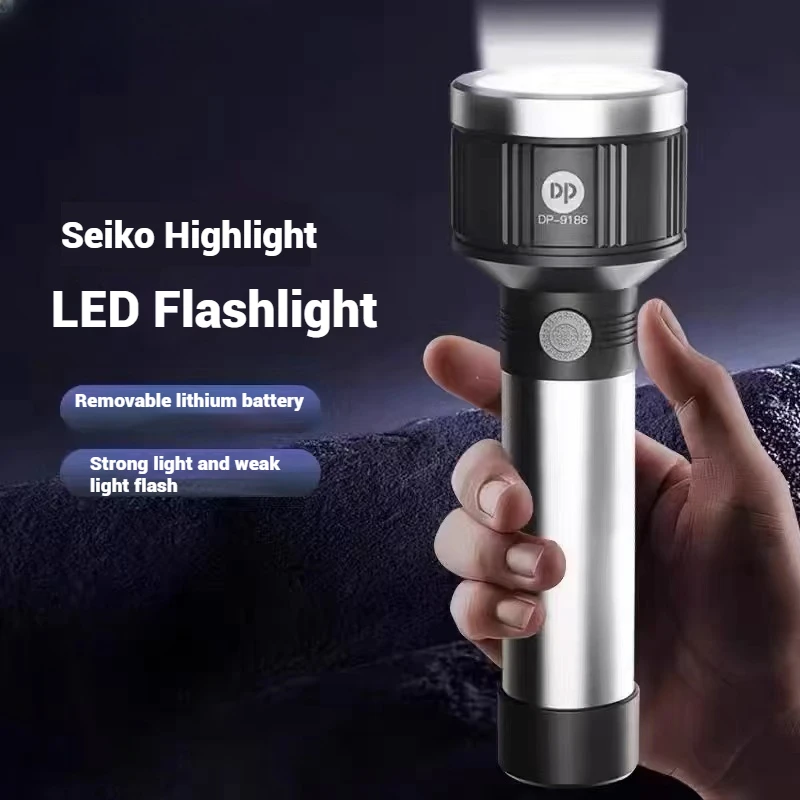 Rechargeable Led Flashlight USB Torch Light Self Defense Portable Rechargeable Lamp High brightess Work Lantern light for Night