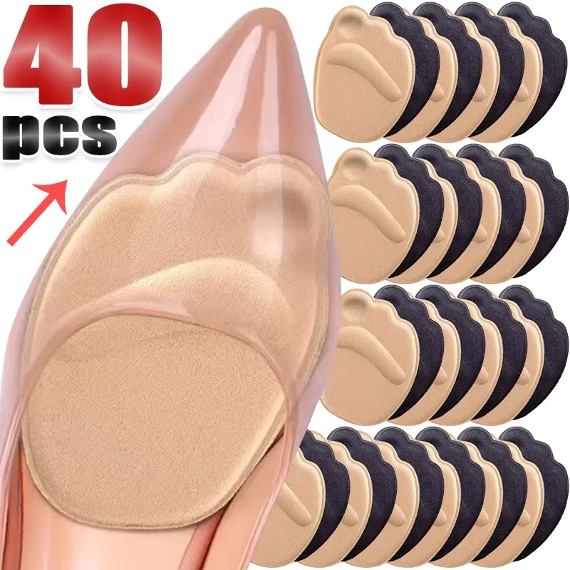 Relieve Pain Forefoot Pad High Elasticity Foam Half Insole Wear Resistant Shoe Pads Bottom Frosted Anti Slip Forefoot Cushion