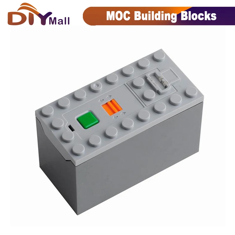 

88000 Building Block Power AAA Battery Box Technical Parts MOC Train Car compatible with legoeds