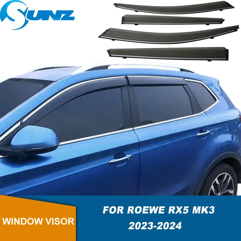 

Window Deflectors For Roewe RX5 MK3 2023 2024 Weathershield Weather Shield Door Visor Rain Side Window Protector Sun Rain Guard