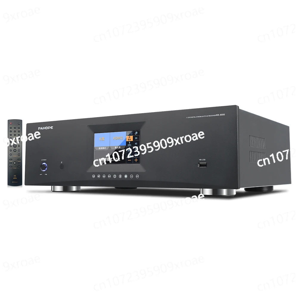 

KTV Amplifier DTS Panoramic Sound Digital Decoding HDMI HD Karaoke Reverb Power Amplifier 7.1 Channel Home Theater