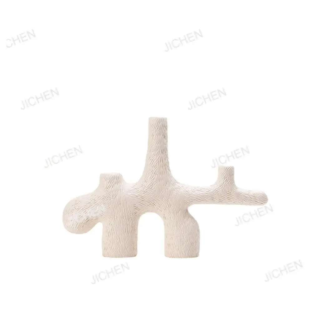 

Серия JC Natural Silent Travertine: Креативные резные украшения из смолы в виде гор для журнального столика в гостиной