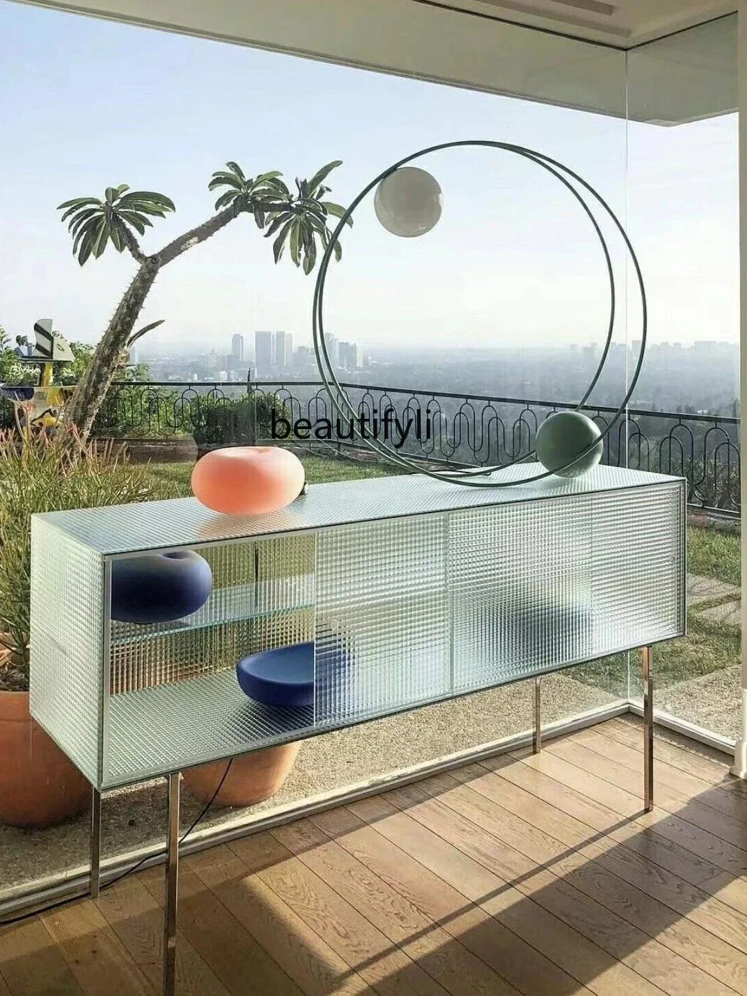 

Минималистичная полка для гостиной в итальянском стиле, настенный шкафчик для хранения в прихожей