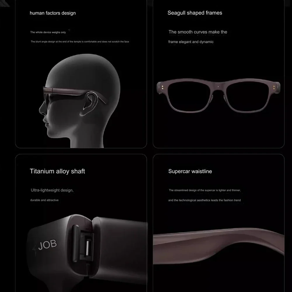 Meizu StarV Air2 AR Smart Glasses 3D Sync 13 languages real-time Translation Speech Prompter Cycling Support English