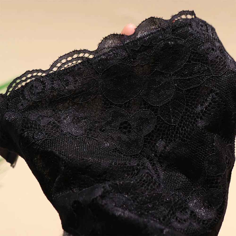 Flower Strapless Insert Wrapped Chest Mesh Clip on Bralette Lace Anti-Glare Tube Top Strapless Bra Wrap Chest Cover