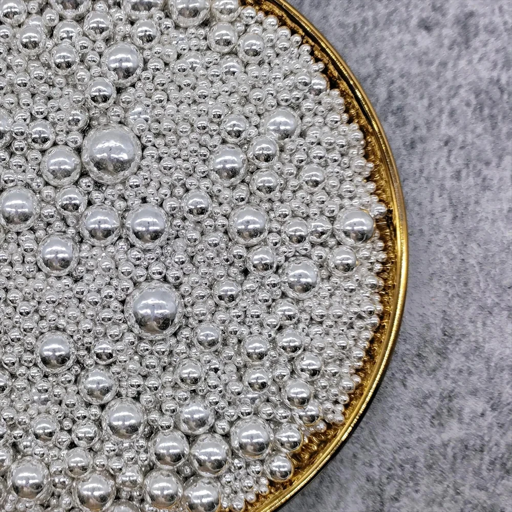 85 g goldener Perlen-Kuchenaufsatz für Geburtstag, Hochzeit, Valentinstag, Party, DIY-Kuchendekoration, nicht essbar, nur zur Dekoration – Detail 12