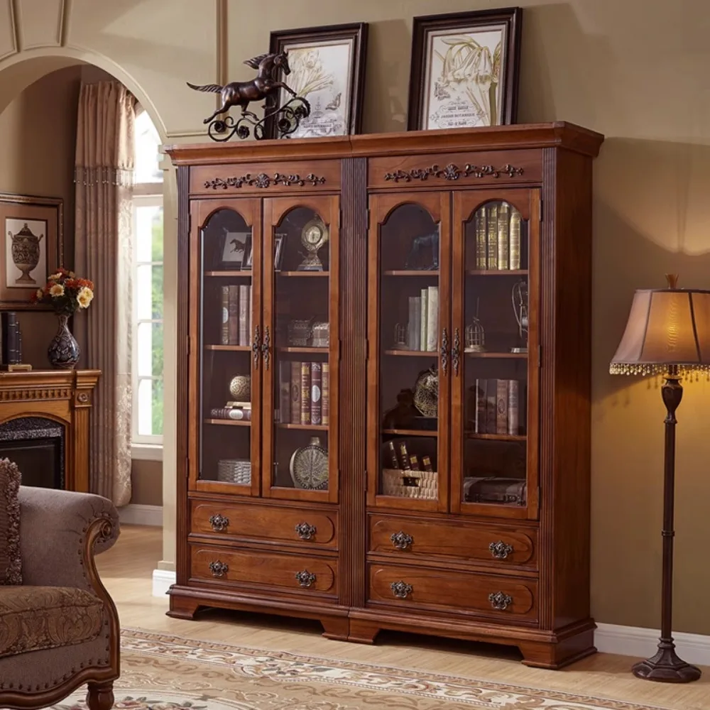 

Collectibles Handles Living Room Cabinets Drawers Craft American Storage Organizer Cabinet Luxury Wooden Vitrina Home Decoration