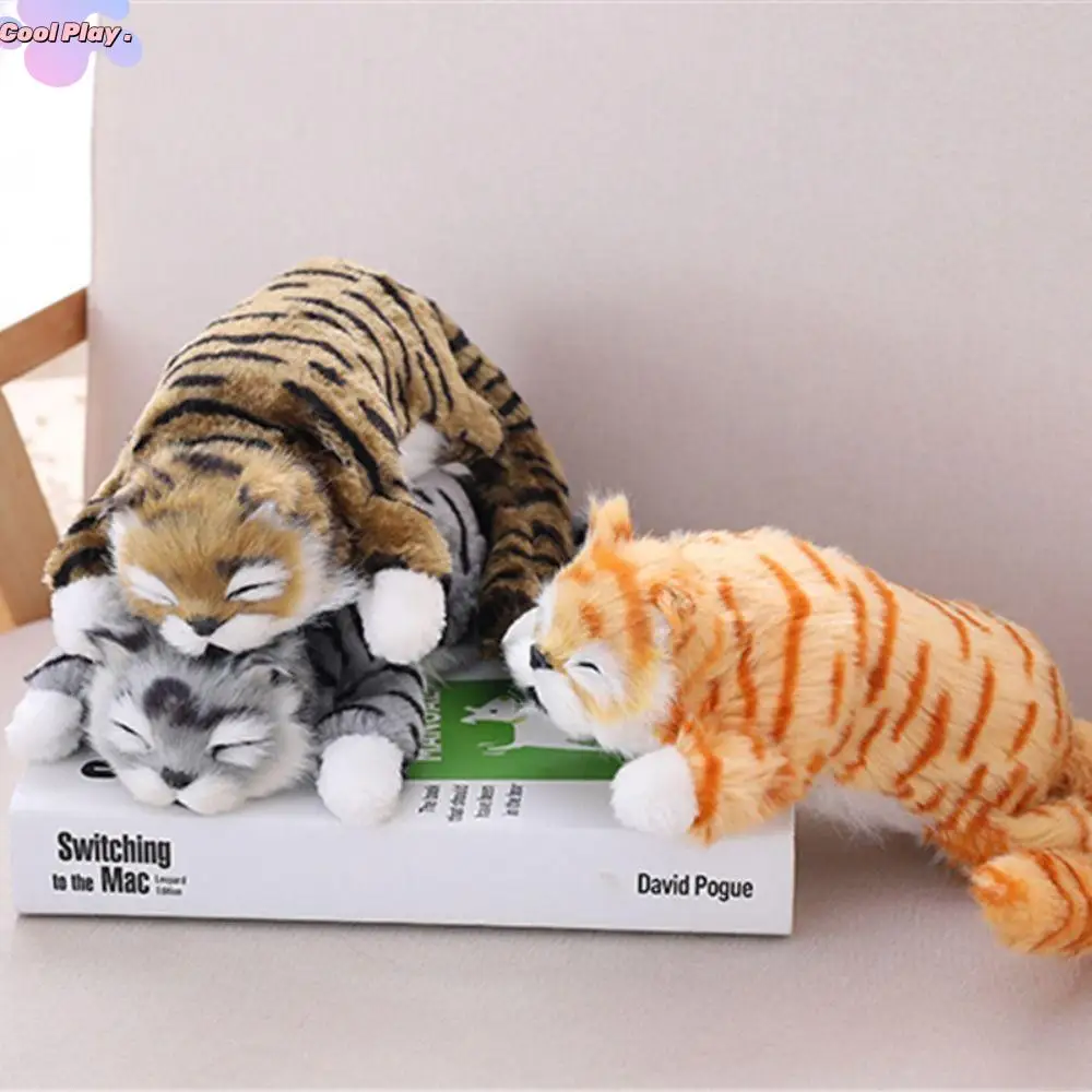 ตุ๊กตาสัตว์ไฟฟ้า Rolling Cat หัวเราะแมวจําลองไฟฟ้าของเล่นตุ๊กตาน่ารัก Interactive Cat สัตว์ของเล่นเด็กของเล่น