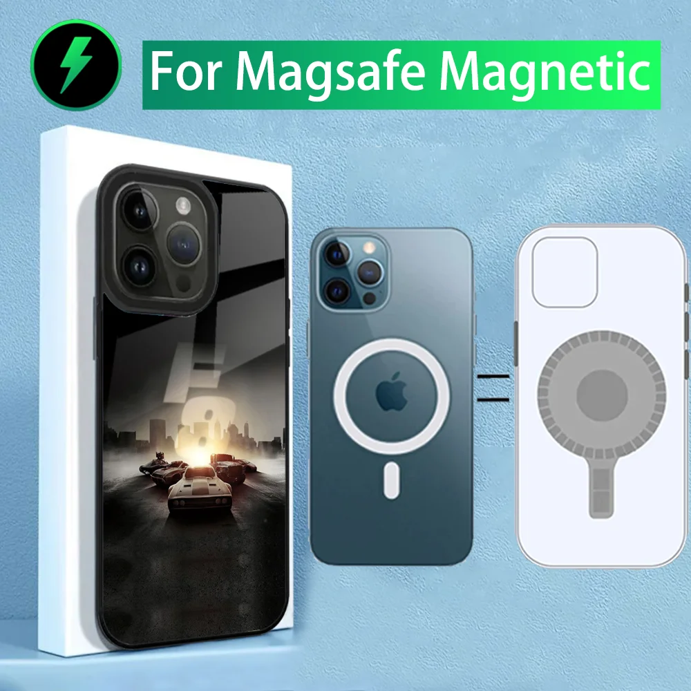 Movie F-Fasts And F-Furious Phone Case For iPhone 15,14,13,12,11,Plus,Pro,Max Mini Magsafe Magnetic Wireless Charging