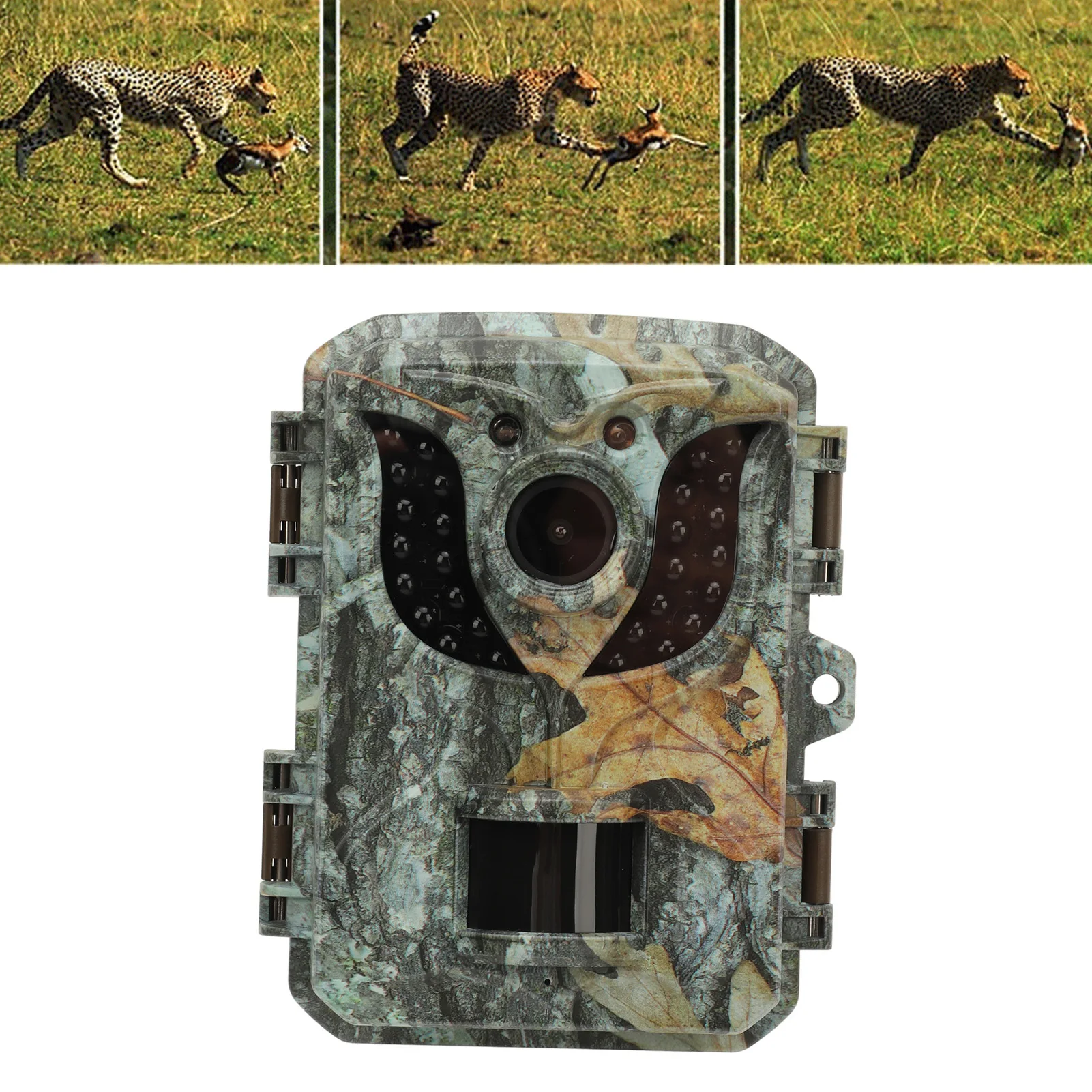 Trail Camera 2.0 In Color Screen Motion Activated Metal and ABS 0.2s Trigger Speed Hunting Camera Night Vision for Livestock