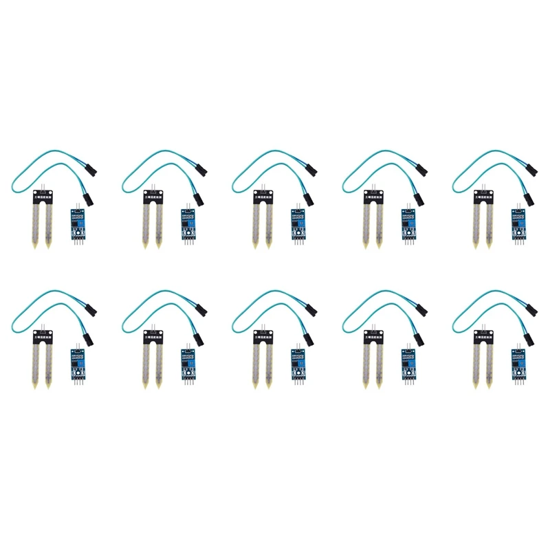 FULL-10X Soil Hygrometer Detection Module Moisture Sensor FC-28 DC 3.3V-5V