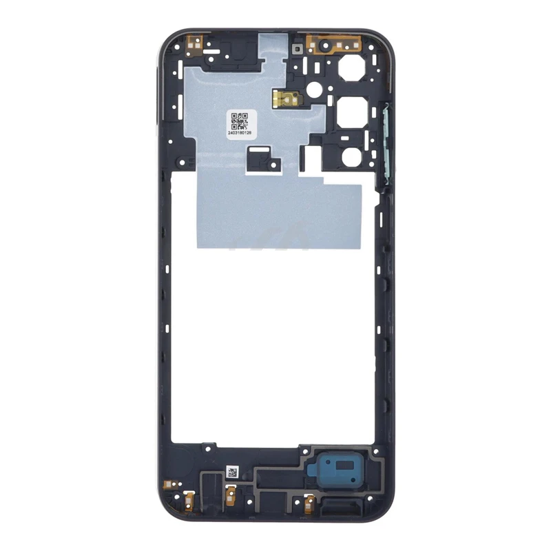 Middle Frame Housing Bezel For Samsung Galaxy A15 4G/5G Back Faceplate Front Frame Chassis + Volume Button Repair Parts