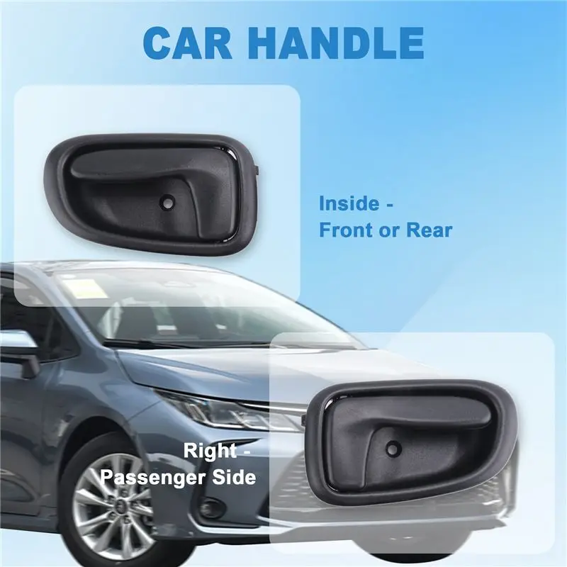 Limited Time Offer Fit For 93-97 Toyota Corolla Inside Door Handle Long Legs Front Rear Left Right
