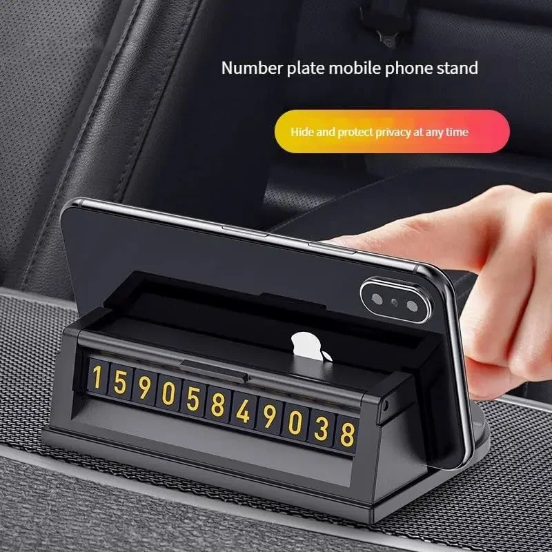 

2 in 1 Car Mobile Phone Stand Navigation Stand Multi-functional Universal Universal Car Support Frame Auto Fixed Support