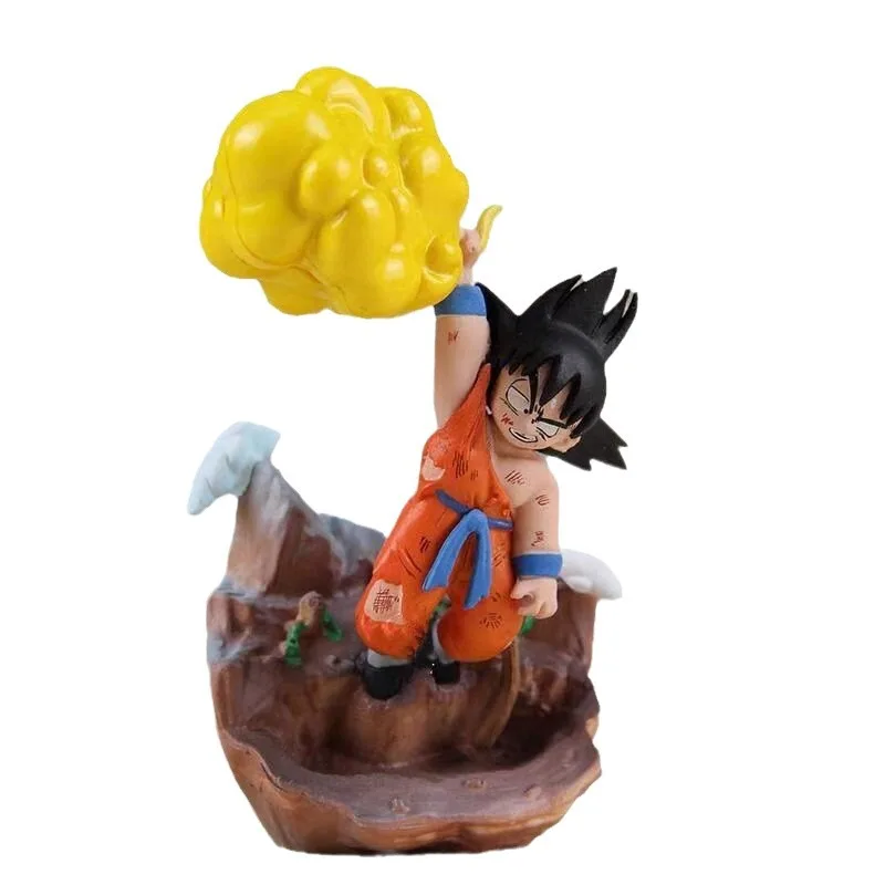 Figurki Anime Dragon Ball Z Cloud Goku dla dzieci Krillin Shark Egg Buu Gotenks Trunks Figurki Akcji Babidi w wersji Q, modele z PVC
