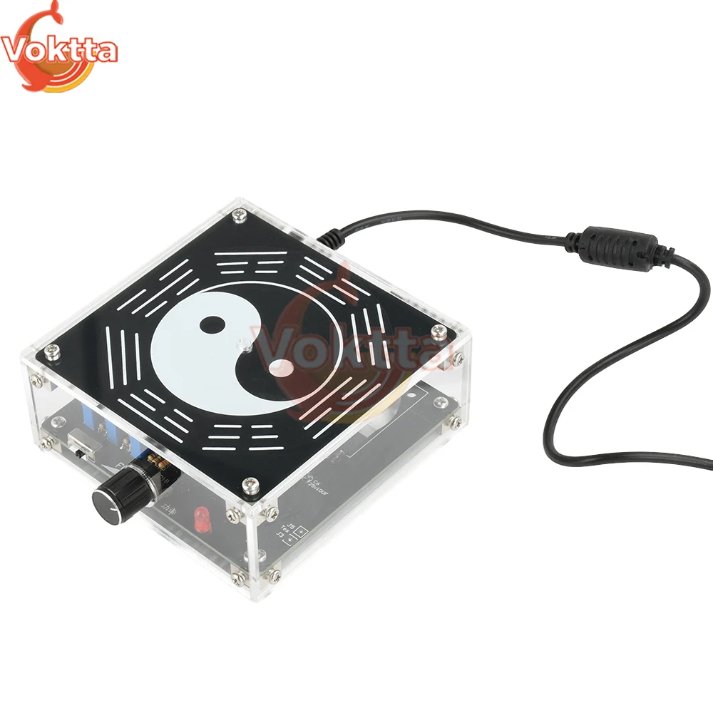 Generador de onda Schumann ajustable de 6,8 HZ/7,83 HZ/8,3 HZ DC 15V 2A 15W generador de señal sinusoidal con resonador de Audio de frecuencia ultrabaja