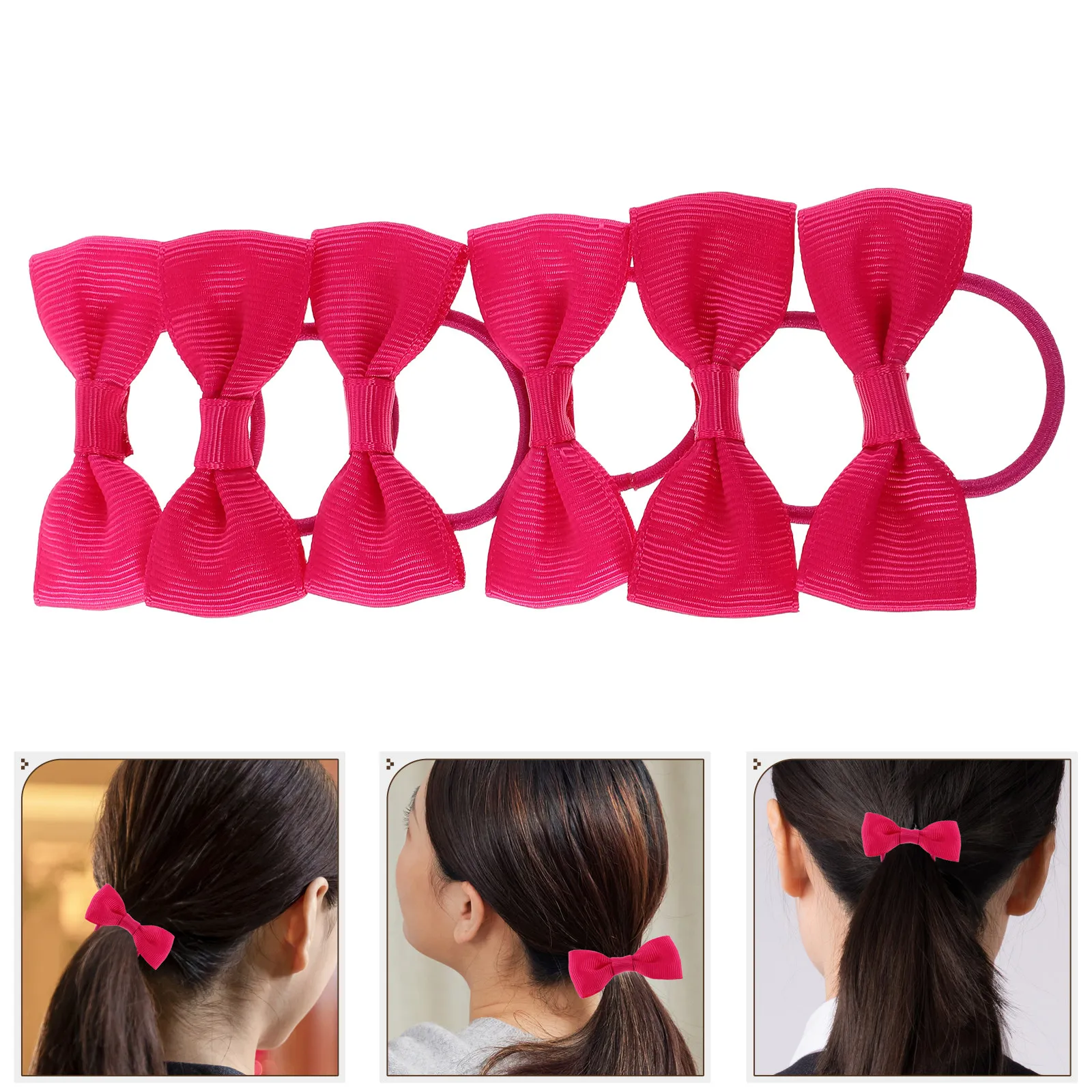25-lacos-de-cabelo-com-mini-lacos-para-mulheres-acessorios-de-cabelo-com-elasticidade-moderada-ajuste-seguro-estilosos-para-uso-casual-e-formal