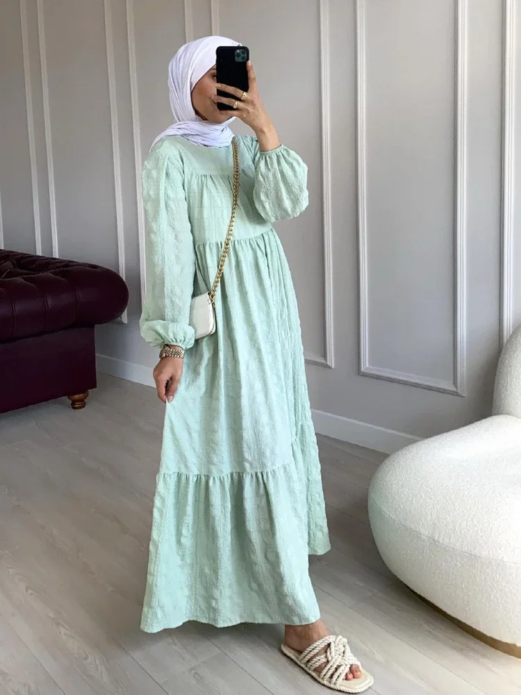 

Muslim Dress Women Abaya Dubai Turkey Islamic Robe Arab Longue Jelaba Femme Musulman Abayas Dresses for Women Kaftan Niqab 2021