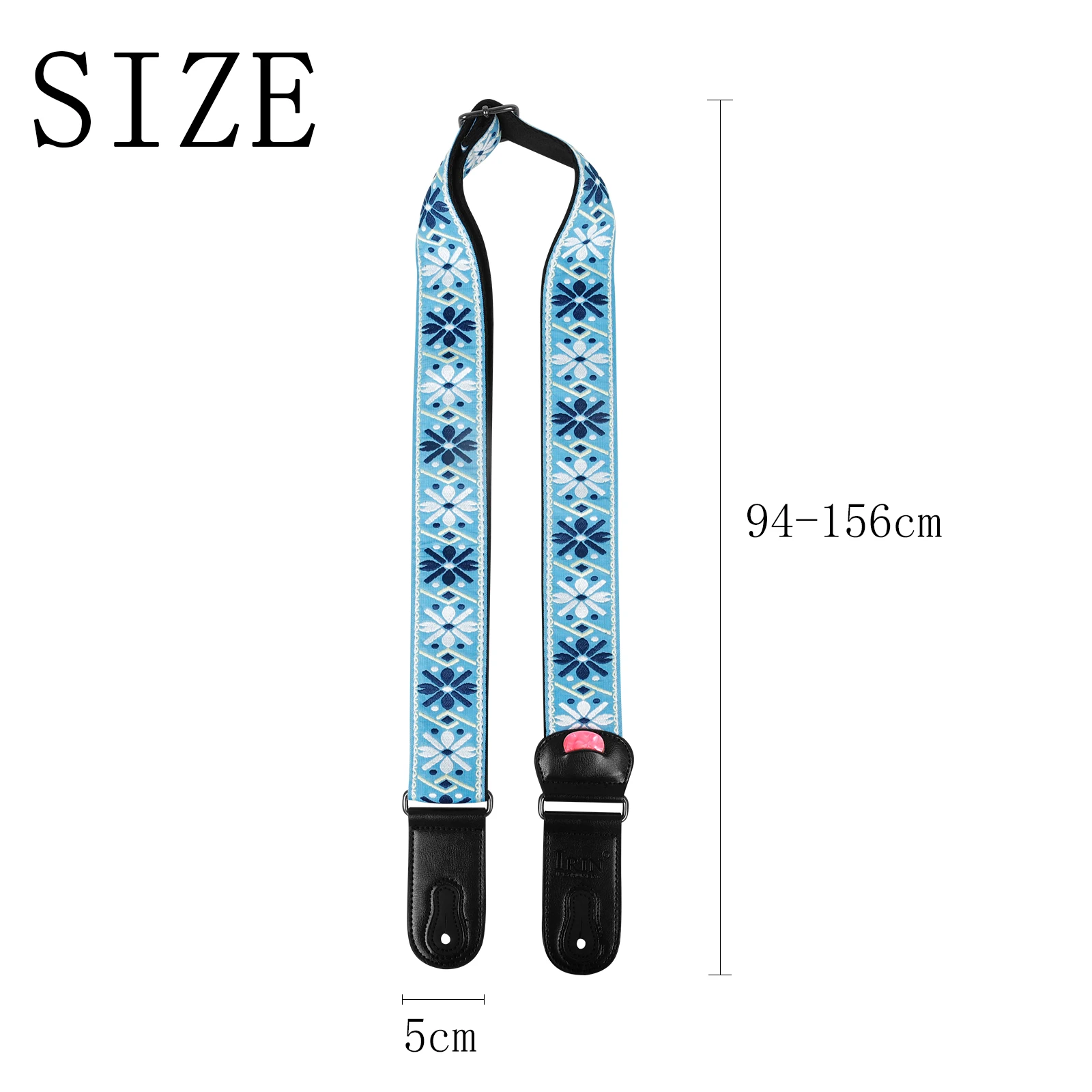 IRIN Guitar Strap New Products Embroidery Craftsmanship Breathable Guitar Woven Strap Durable Strings Instruments Accessories