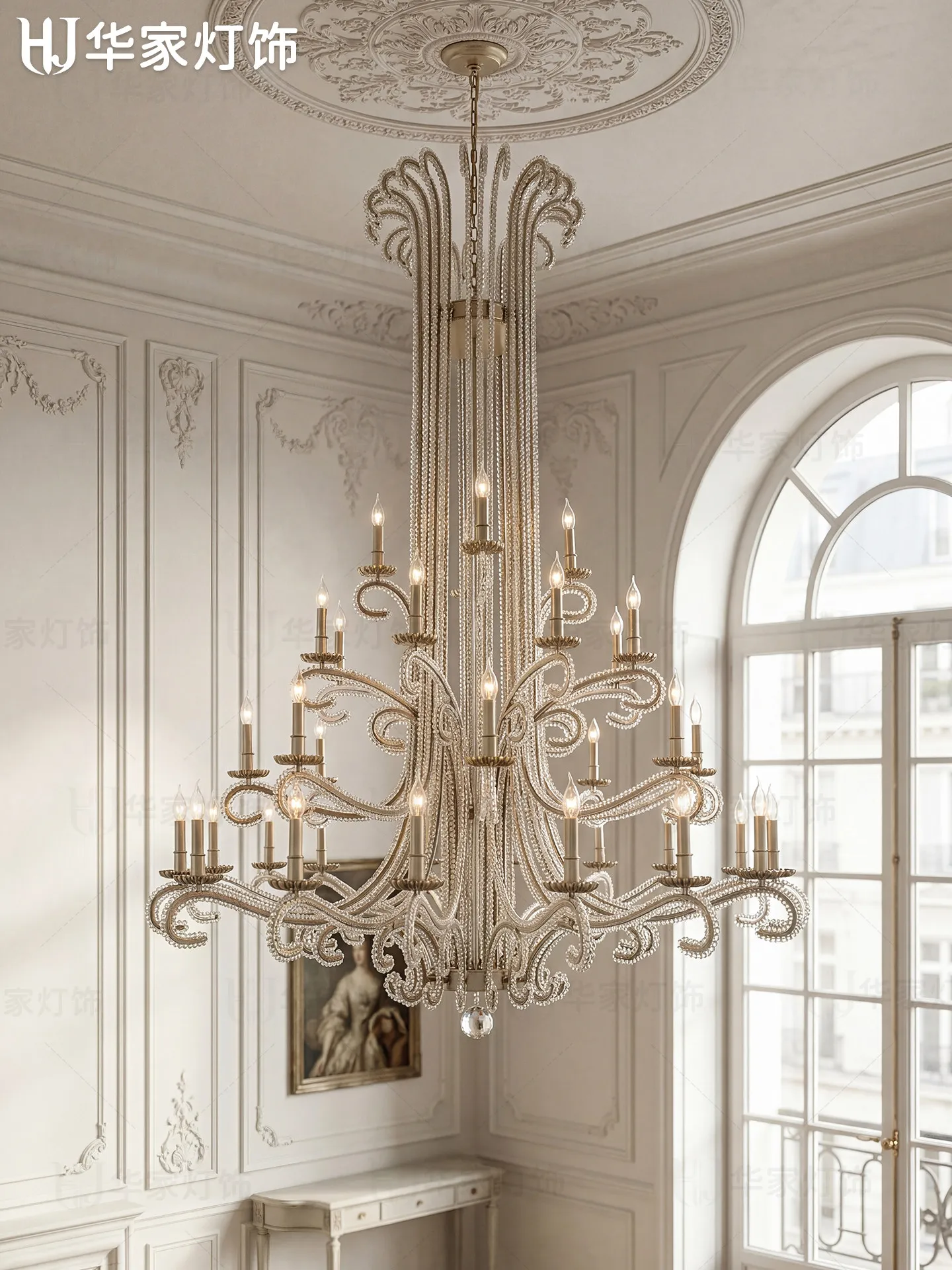 Lighting fixtures for duplex living rooms, chandeliers, villas, and apartments