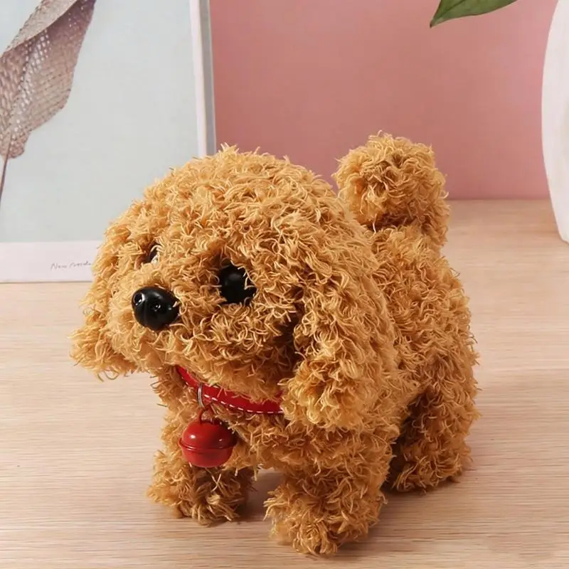 Điện Đồ Chơi Thú Cưng Với Chuyển Động Tự Động Ra Lệnh Bằng Giọng Nói Cho Trẻ Bạn Đồng Hành Chú Chó Robot Sang Trọng Búp Bê