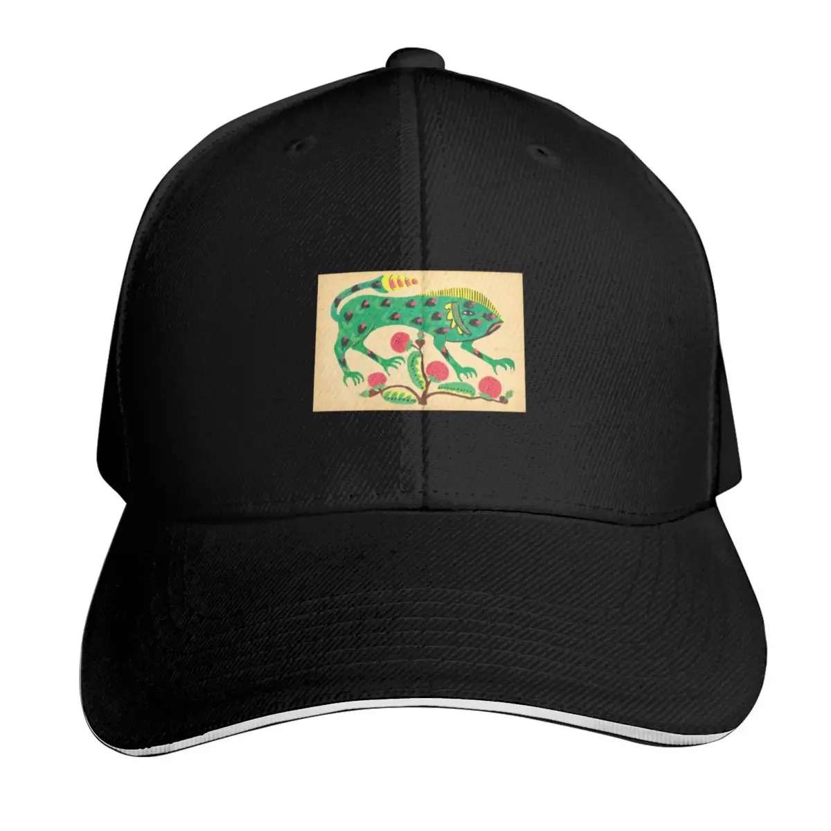 

Maria Prymachenko Green Lizard Baseball Cap Hood Rugby fashionable Visor Women's 2026 Men's