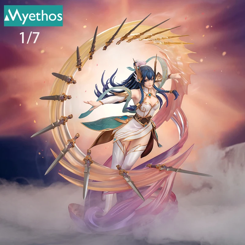 In Stock Myethos 1/7 League Of Legends Immortal Journey Irelia PVC 34CM Game Anime Action Figures Model Collection Ornament Toy