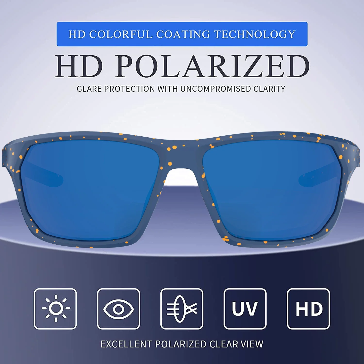 VEITHDIA Neue Stil Sonnenbrille Outdoor Polarisierte Sport TR90 Gläser Für Männer Frauen Laufen Radfahren Golf Fahren Gläser VX0510 – Detail 6