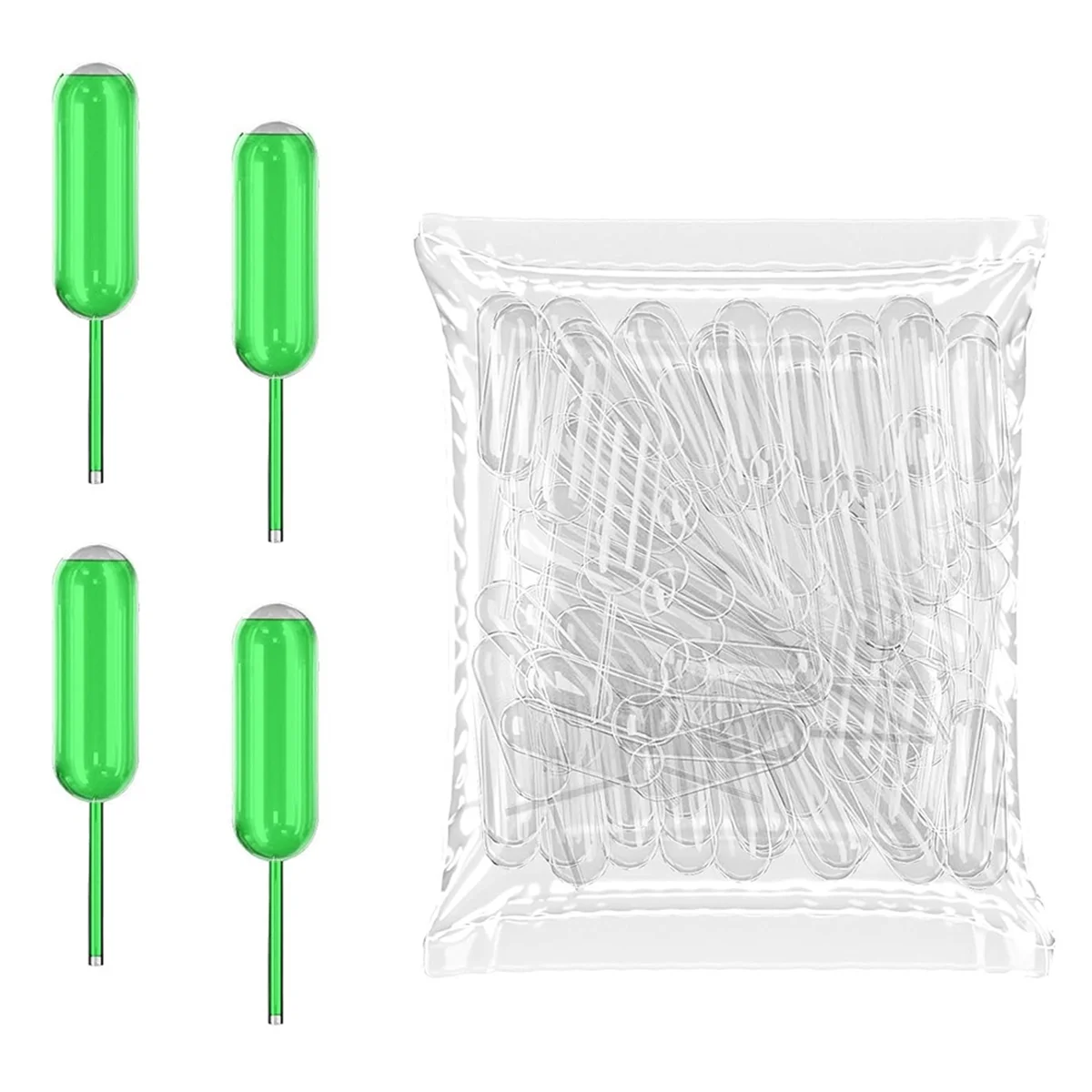 50Pcs 4ML Cupcakes Disposable Plastic Transfer Pipettes Liquid Dropper for Chocolate or Strawberries,Strip Style