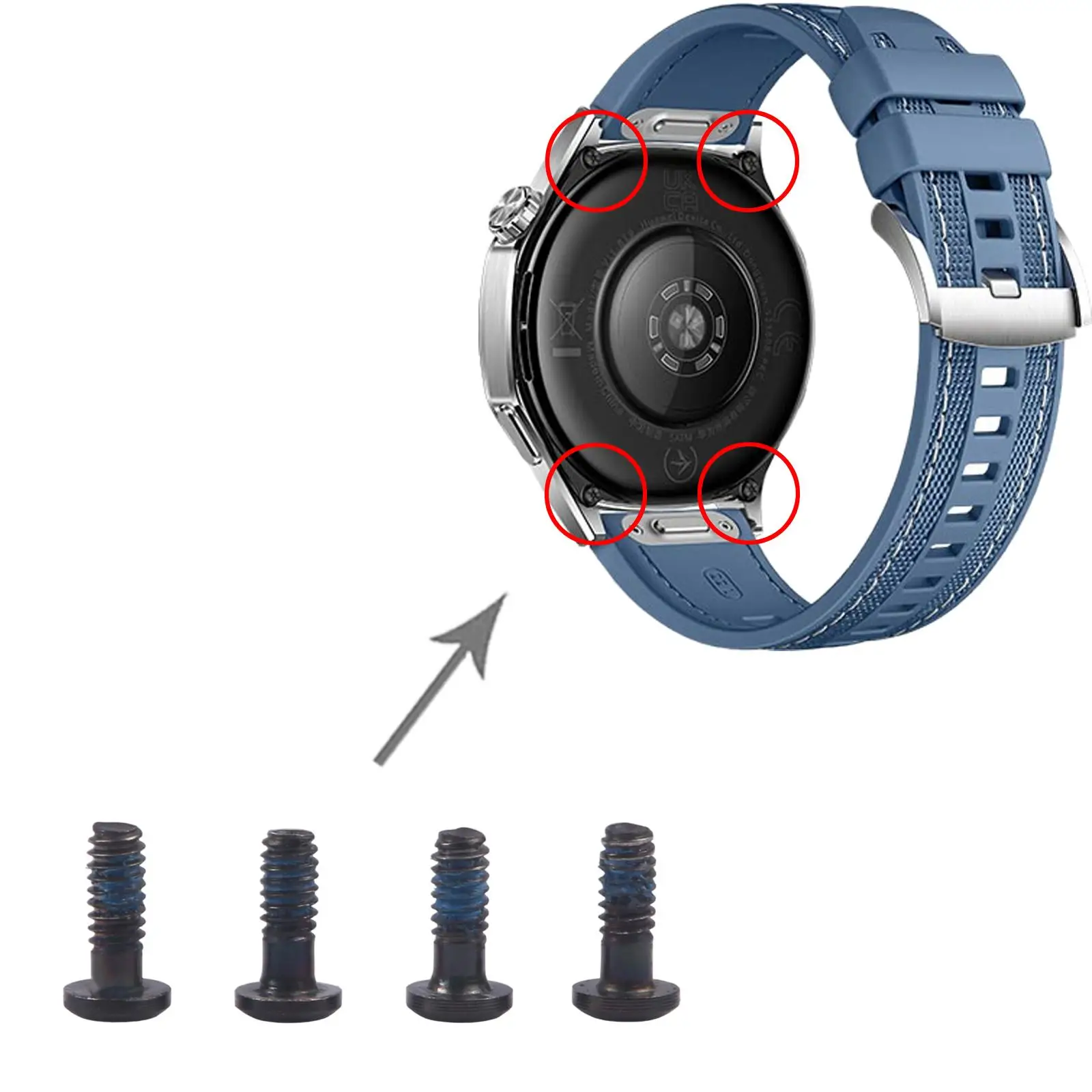 Wymień śruby pokrywy tylnej do Huawei Watch GT 6 Pro GT6 / GT 5 Pro GT5 / GT 4 46mm / GT 3 Pro GT3 / GT 2 Pro GT2 / GT 46mm — zdjęcie produktu 5