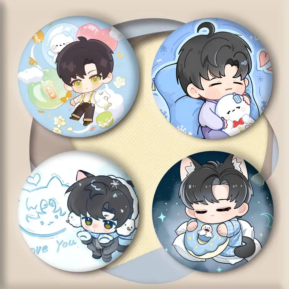 Anime Game Love and Deepspace Zayne Badges Round Cosplay Pin Bag Decor Fans Collect Friends Gifts Brooch Souvenir
