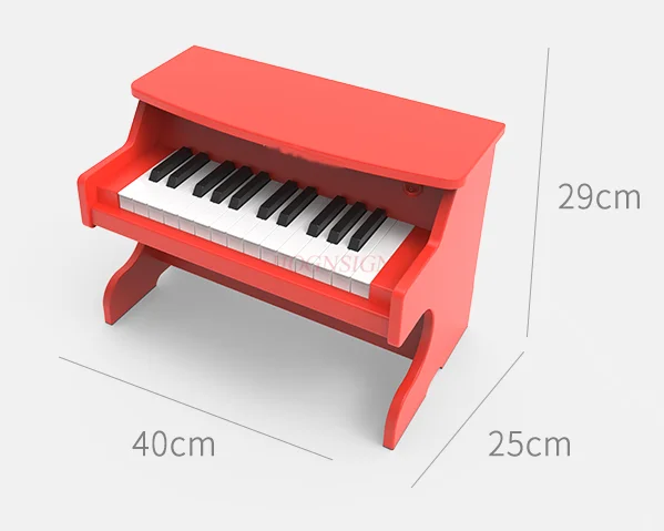 

Children's piano wooden electronic piano beginner little boy and girl baby music toy year gift mini