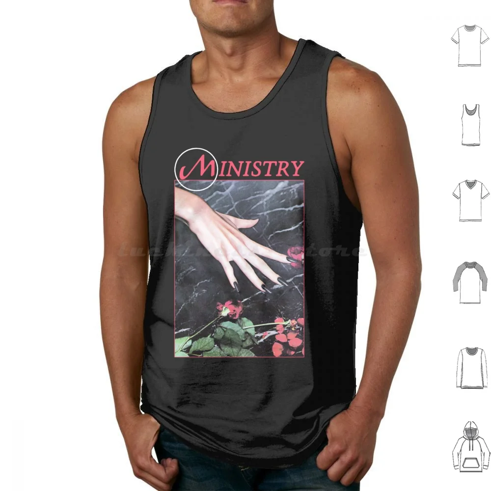 Ministry With Sympathy Tank Tops Print Cotton Ministry With Sympathy Moral Hygiene Filth Pig Al Jourgensen Ministry Band