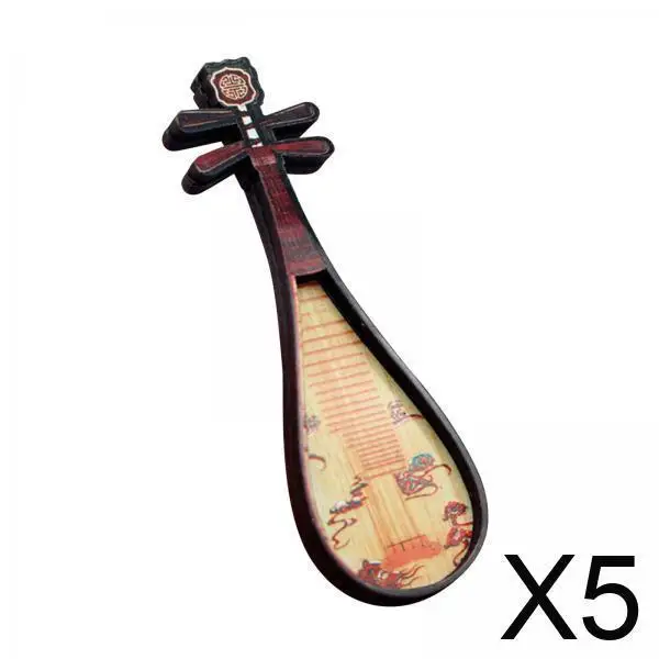 نموذج آلة موسيقية مصغرة لبيت الدمى ملحقات لعبة خشبية مصنوعة يدويًا لتزيين أثاث بيت الدمية 1 12 #1