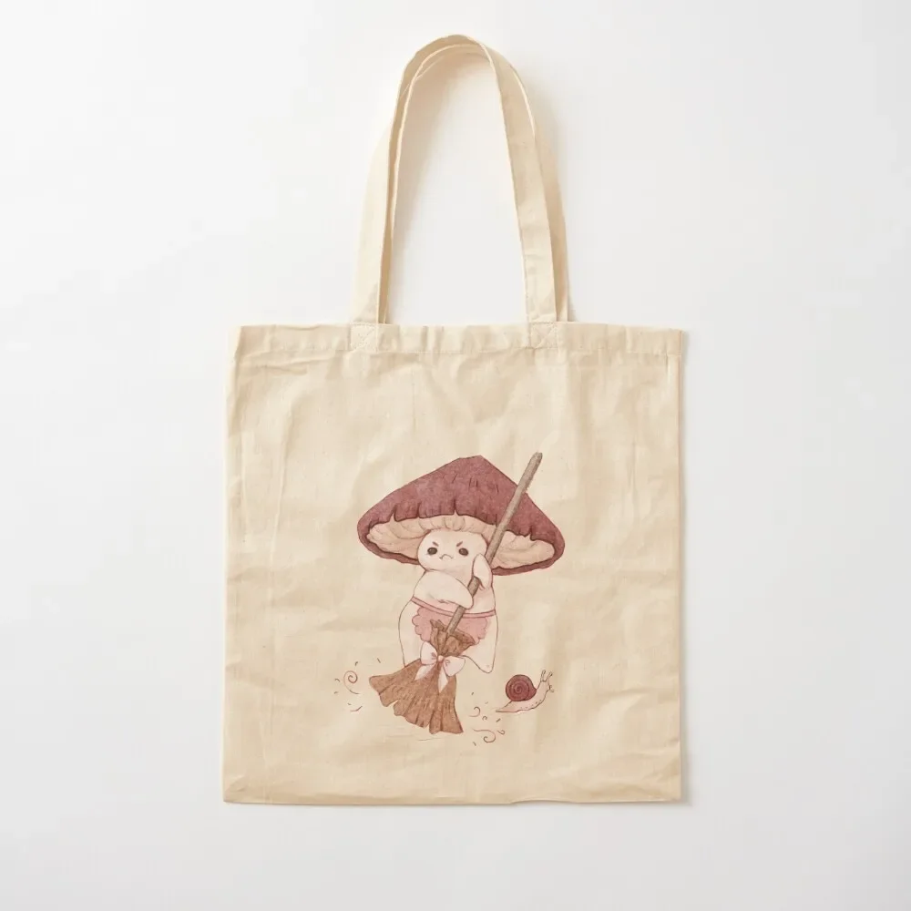 

Angy mushroom does not like to clean Tote Bag cute pouch bag Custom bag shoping