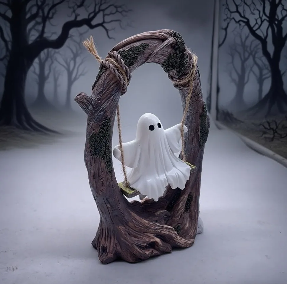 

Halloween Swing Ghost Decoration, Home Decor, New, 2025