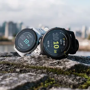 ساعة Garmin-Forerunner 255 الاحترافية ، الجري ، ركوب الخيل ، السباحة ، الترياتلون ، الماراثون ، تدريب المضمار والميدان أفضل 10 ساعات Garmin مستعملة مبيعا - No8