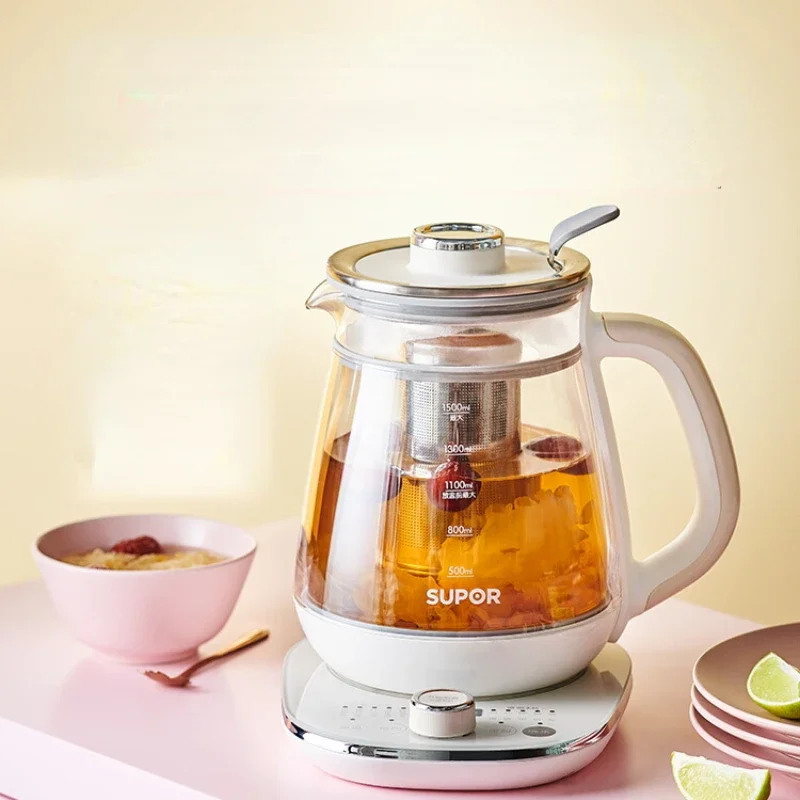 

Health Pot Multifunctional Tea Brewing Pot Stewing out of Water Automatic Office Double-Layer Anti-Scald Scented Teapot